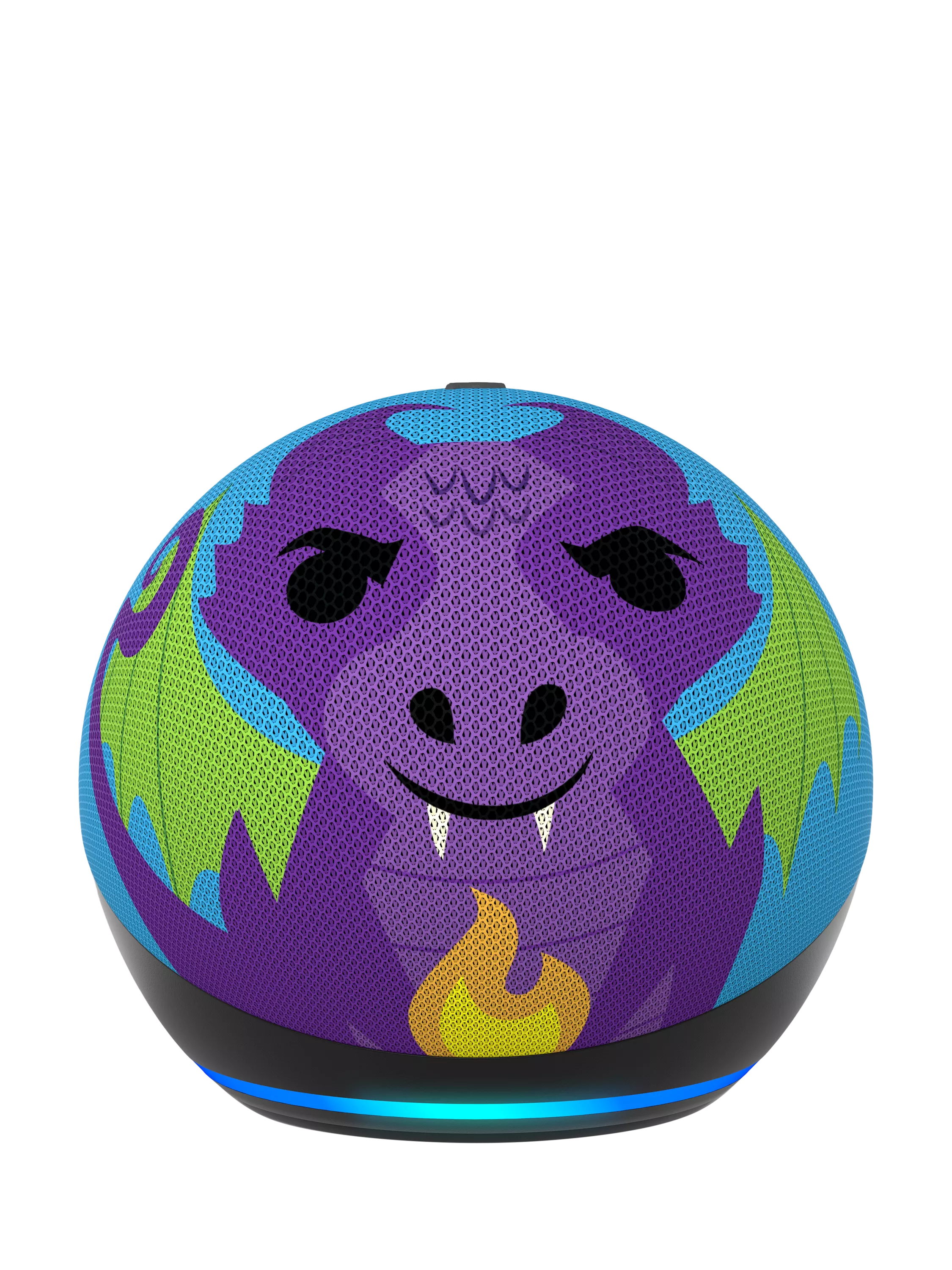 Amazon Echo Dot Kids Smart Speaker with Alexa+ Early Access Voice Recognition & Parental Controls, 5th Generation (2022), Dragon