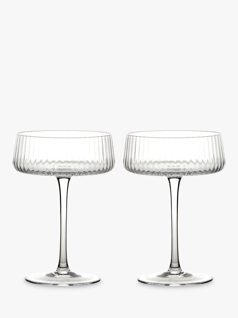 Anton Studio Designs champagne saucer Set of 2 250ml - British product