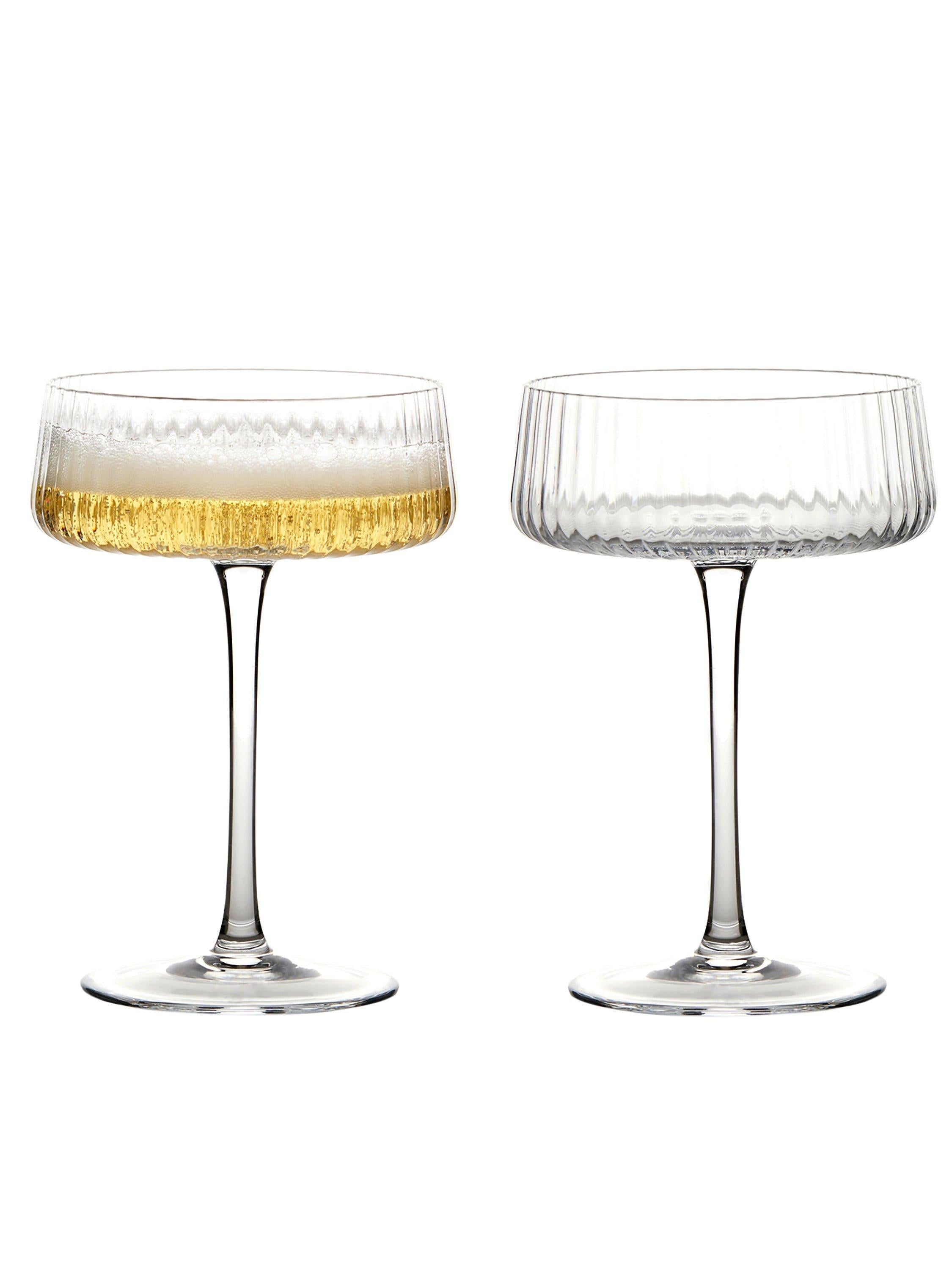 Anton Studio Designs champagne saucer Set of 2 250ml - British product