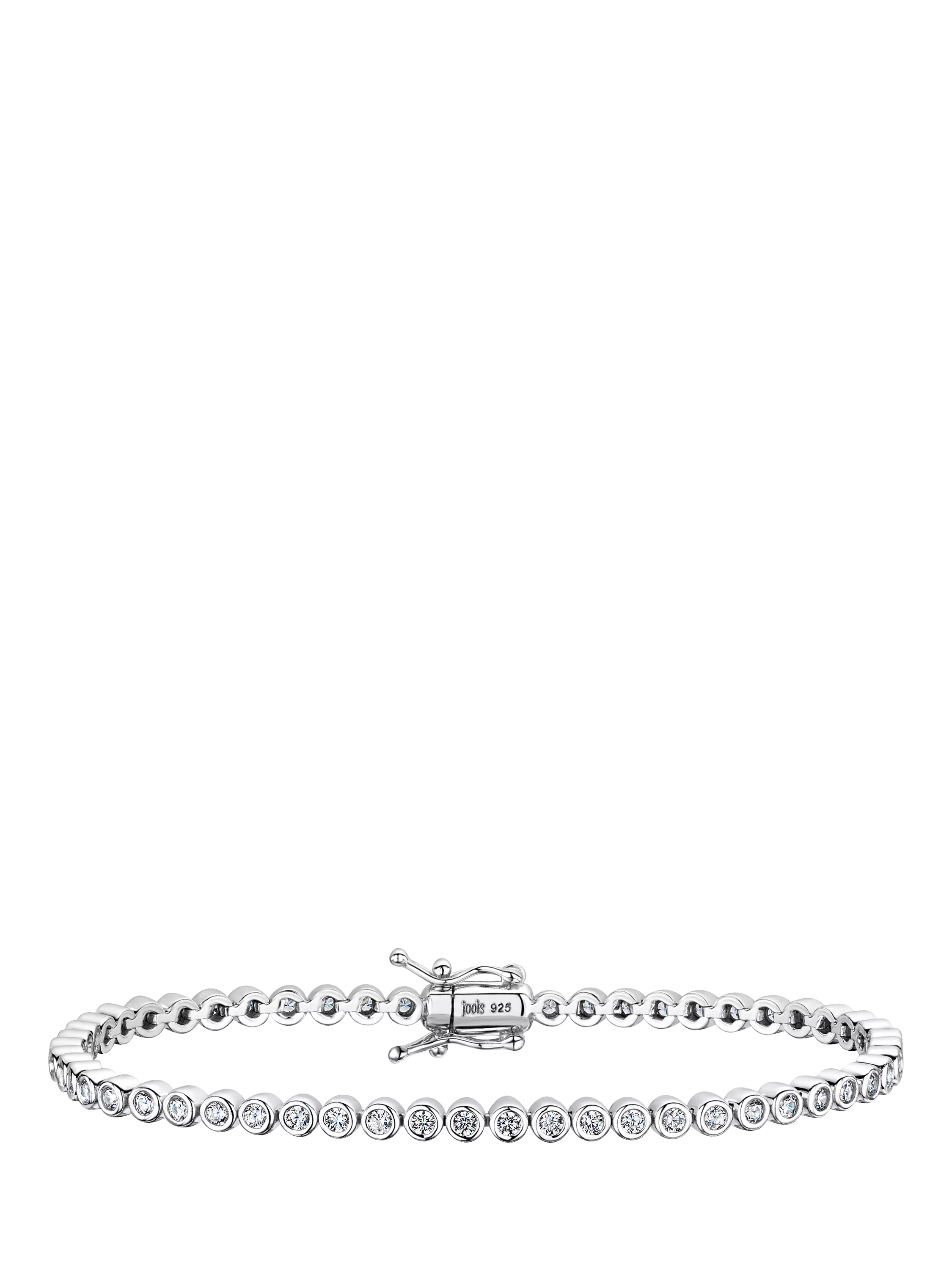 Jools by Jenny Brown cubic zirconia tennis bracelet 18.25cm, UK version