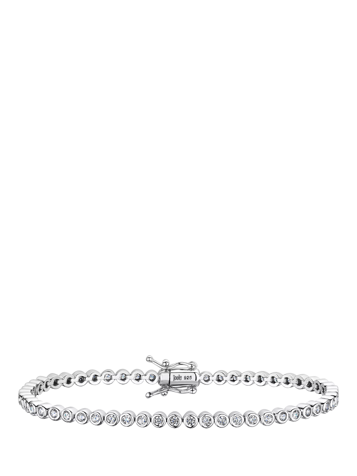 Jools by Jenny Brown cubic zirconia tennis bracelet 18.25cm, UK version