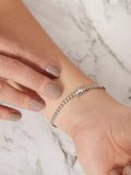 Jools by Jenny Brown cubic zirconia tennis bracelet 18.25cm, UK version