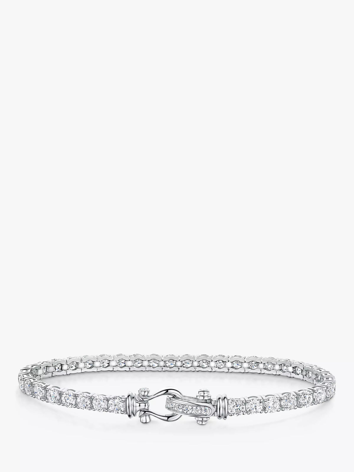 Jools by Jenny Brown cubic zirconia tennis bracelet silver - British product