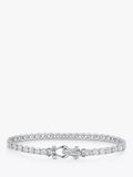 Jools by Jenny Brown cubic zirconia tennis bracelet silver - British product