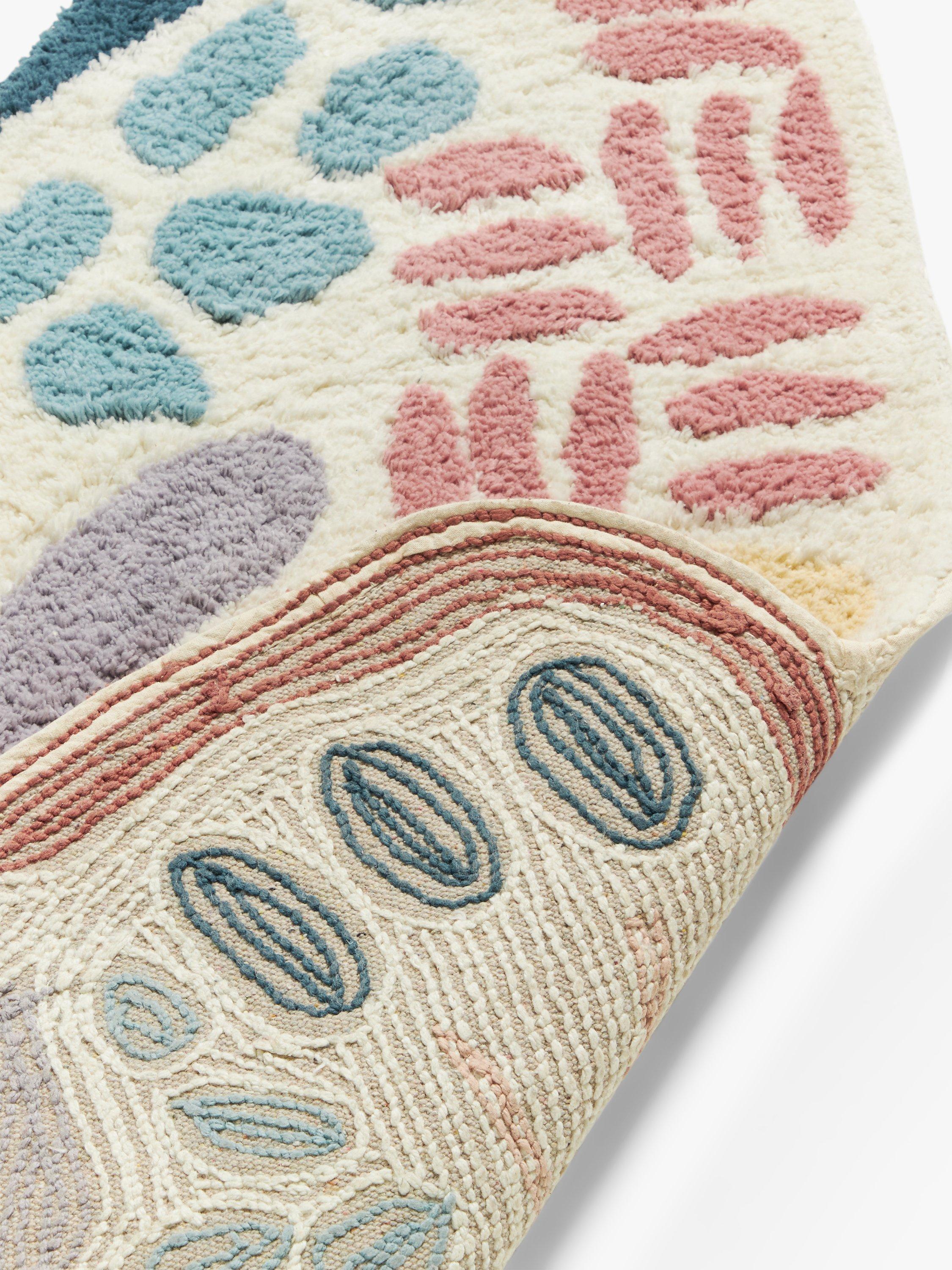 John Lewis butterfly-shaped cotton rug for kids, UK version