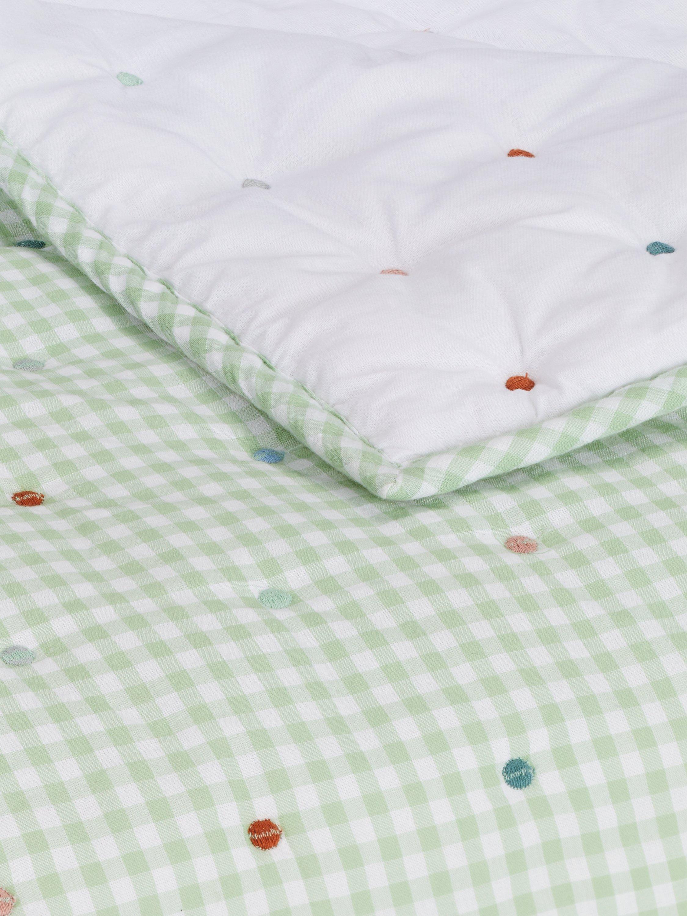 John Lewis gingham stitch quilted bedspread, UK version