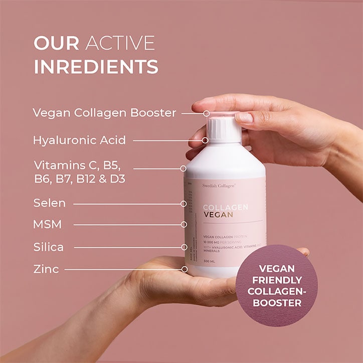 Swedish Collagen Vegan Booster 10,000mg 500ml 20 Doses