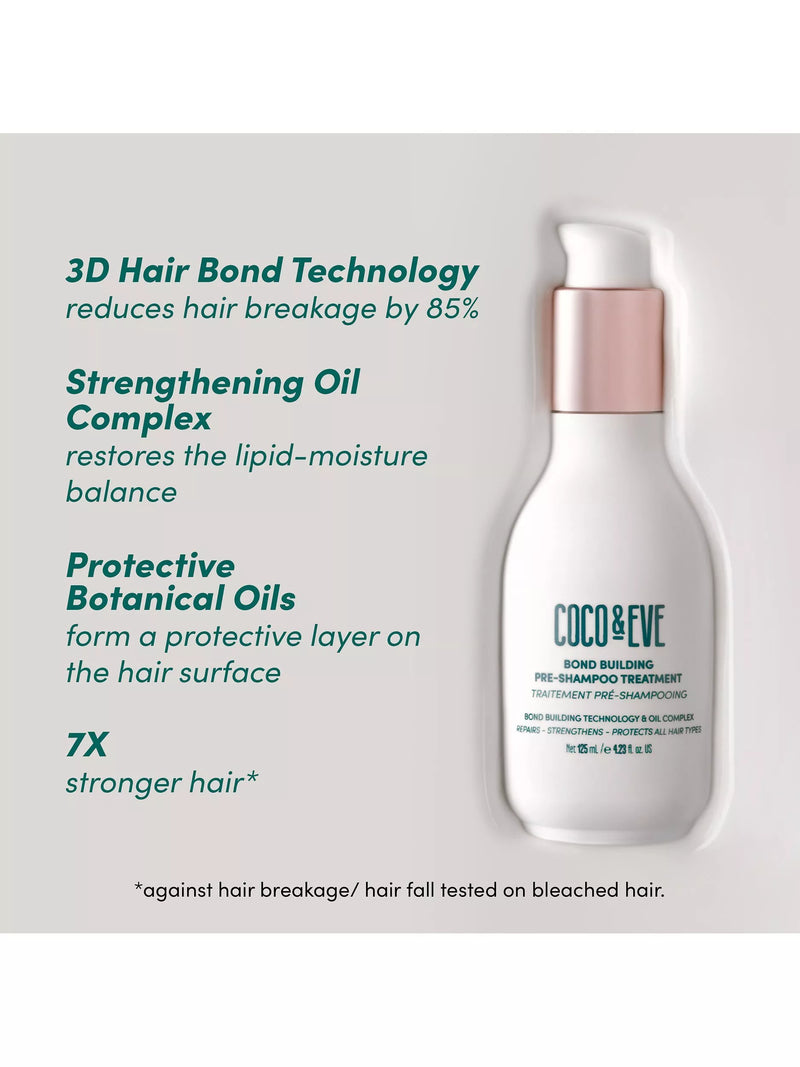 Coco & Eve bond building pre-shampoo treatment 125ml (British brand)