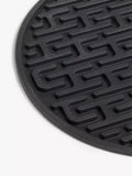 John Lewis round silicone trivet black 20.5cm, imported from the UK