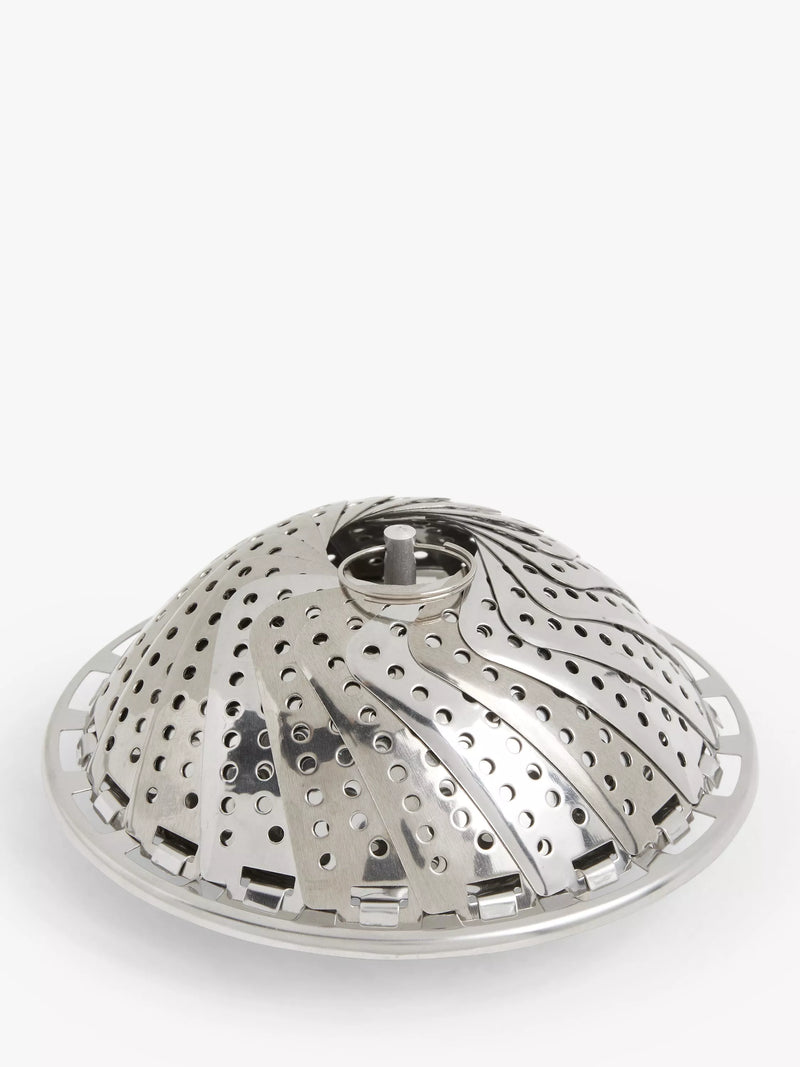 John Lewis collapsible stainless steel steamer basket 24cm, UK version