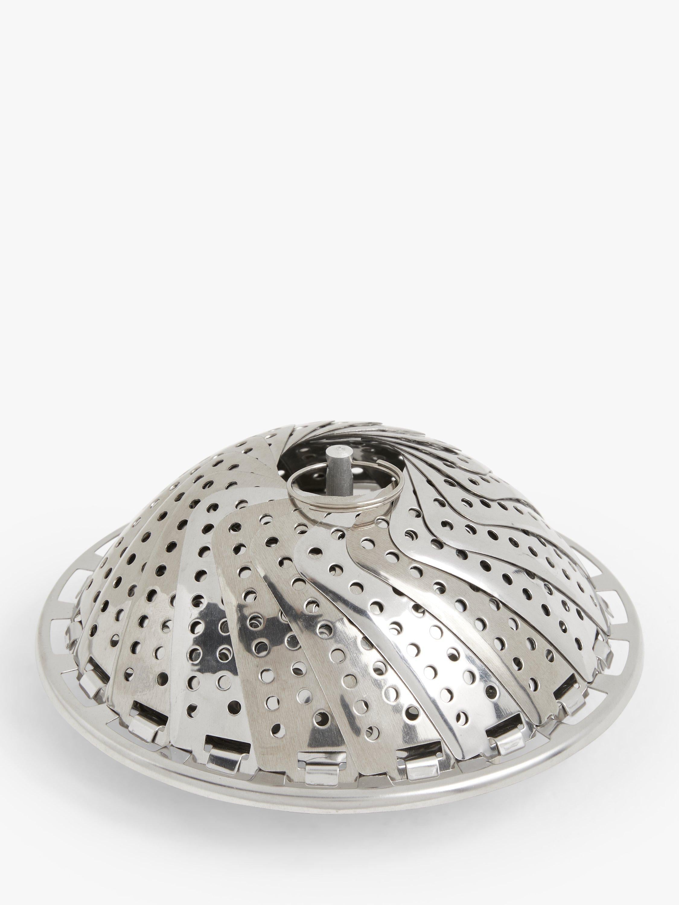 John Lewis collapsible stainless steel steamer basket 24cm, UK version