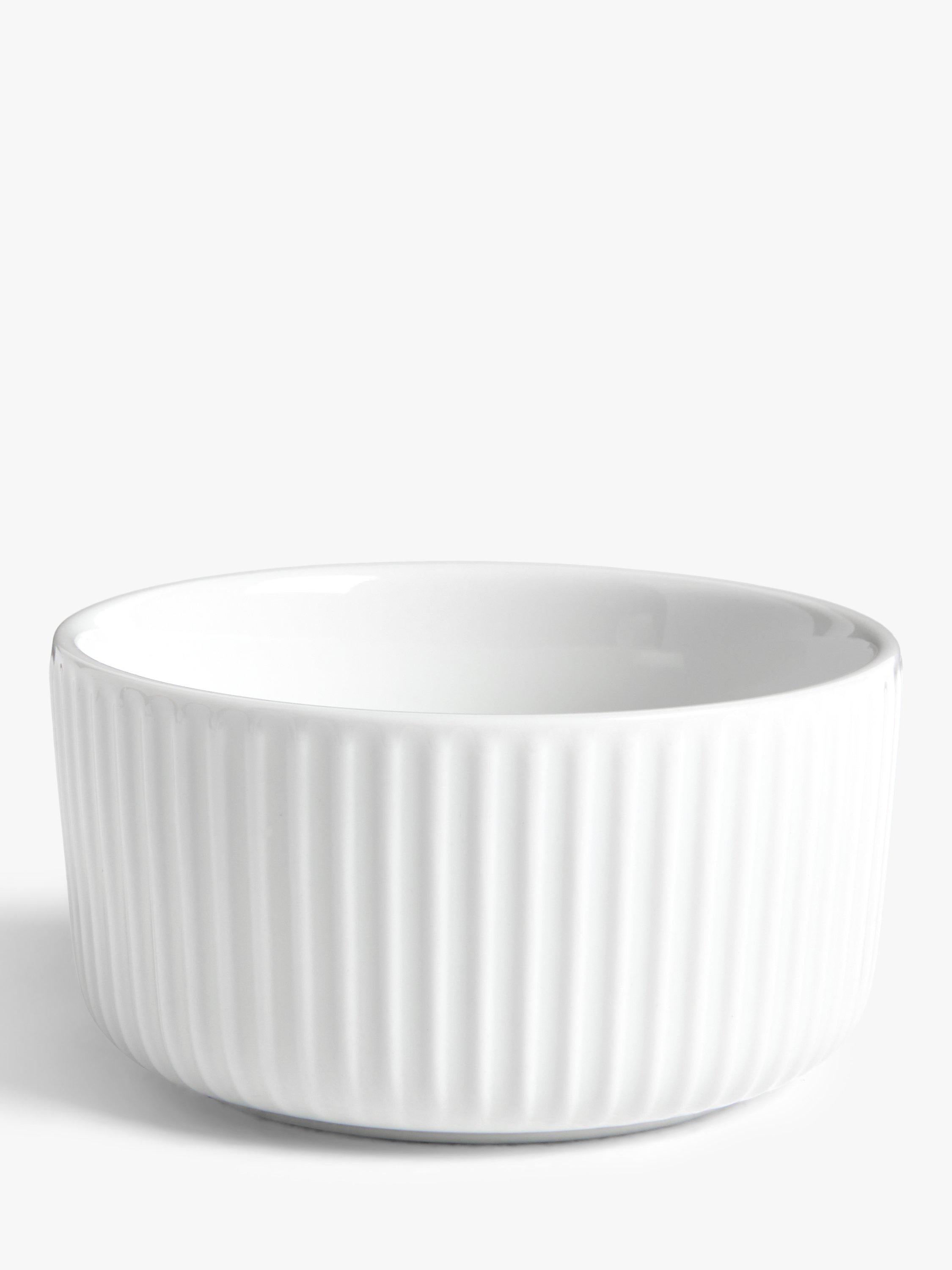 John Lewis white porcelain ramekins set of 4 (British brand)