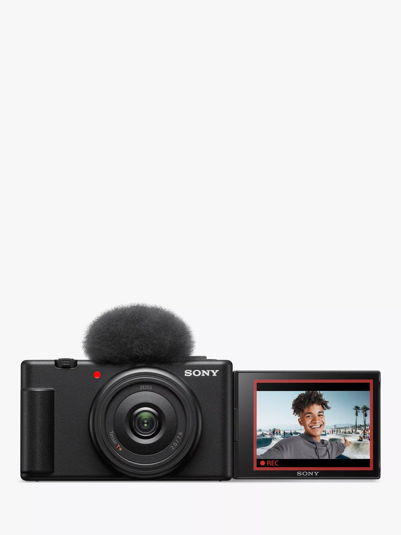 Sony ZV-1F compact vlogging camera with 20mm lens, imported from the UK
