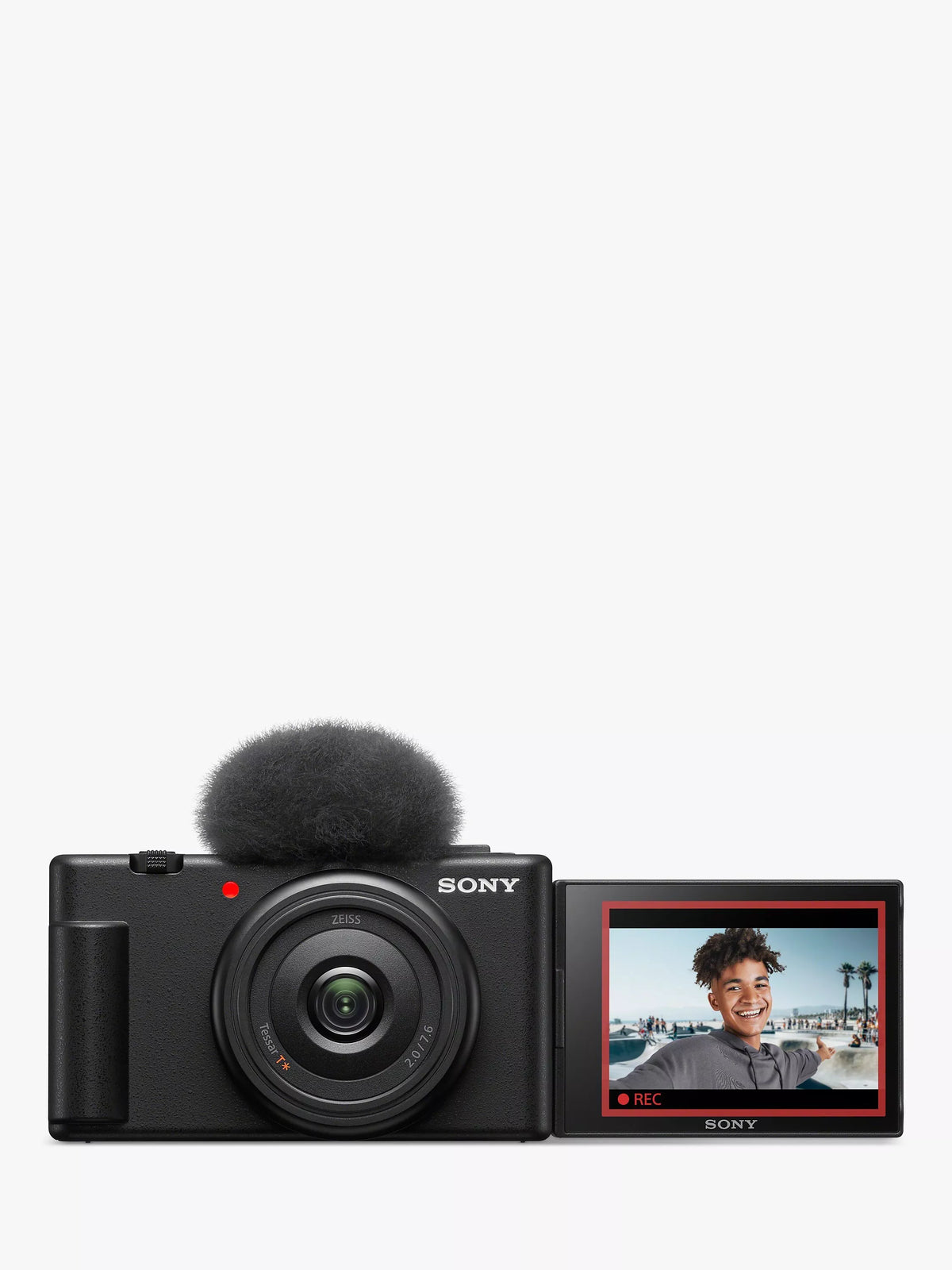 Sony ZV-1F compact vlogging camera with 20mm lens, imported from the UK