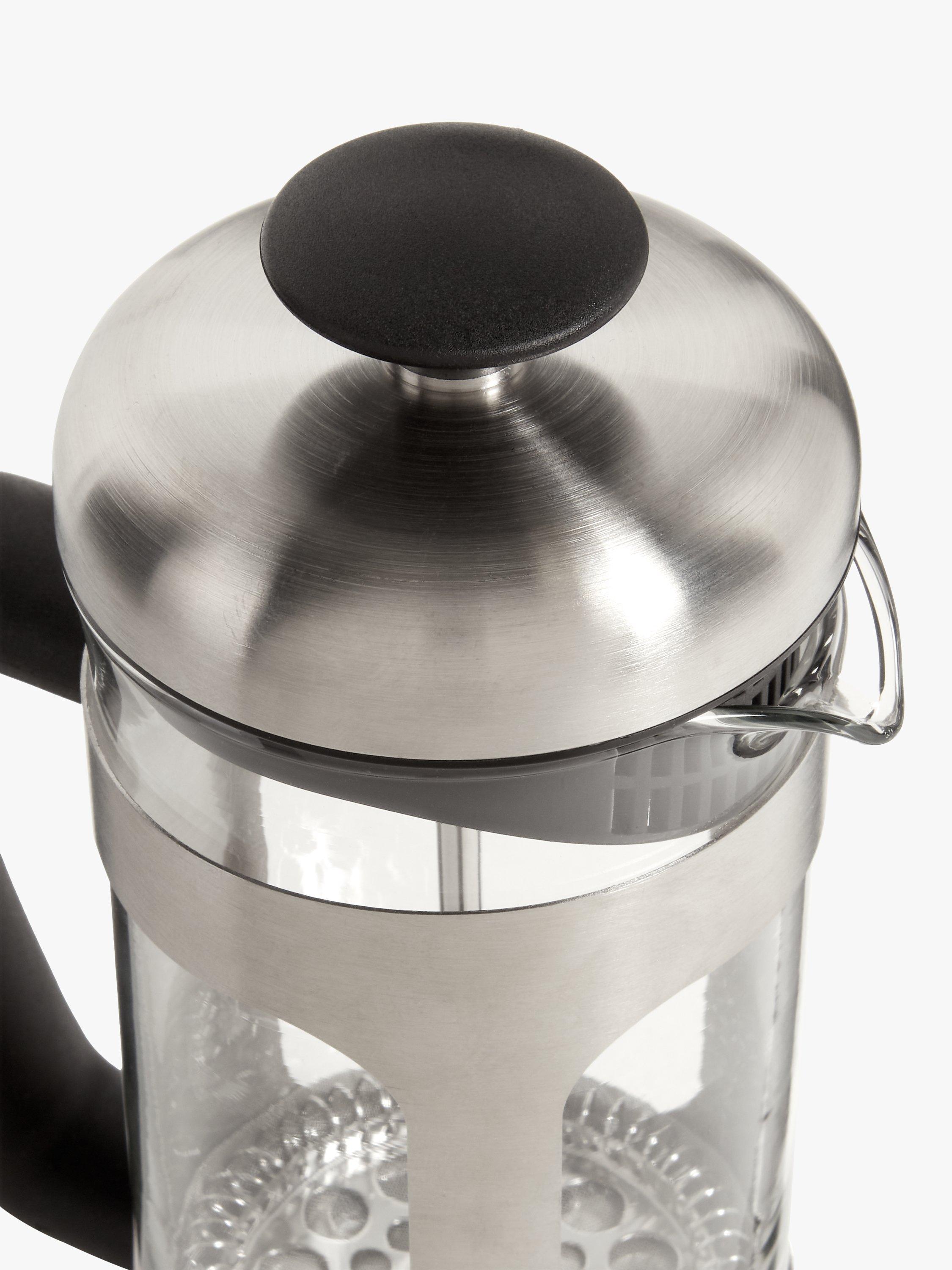 John Lewis stainless steel cafetiere 350ml - British product