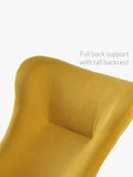 Kub Paxton nursing chair with rocking motion and soft-touch upholstery, UK version