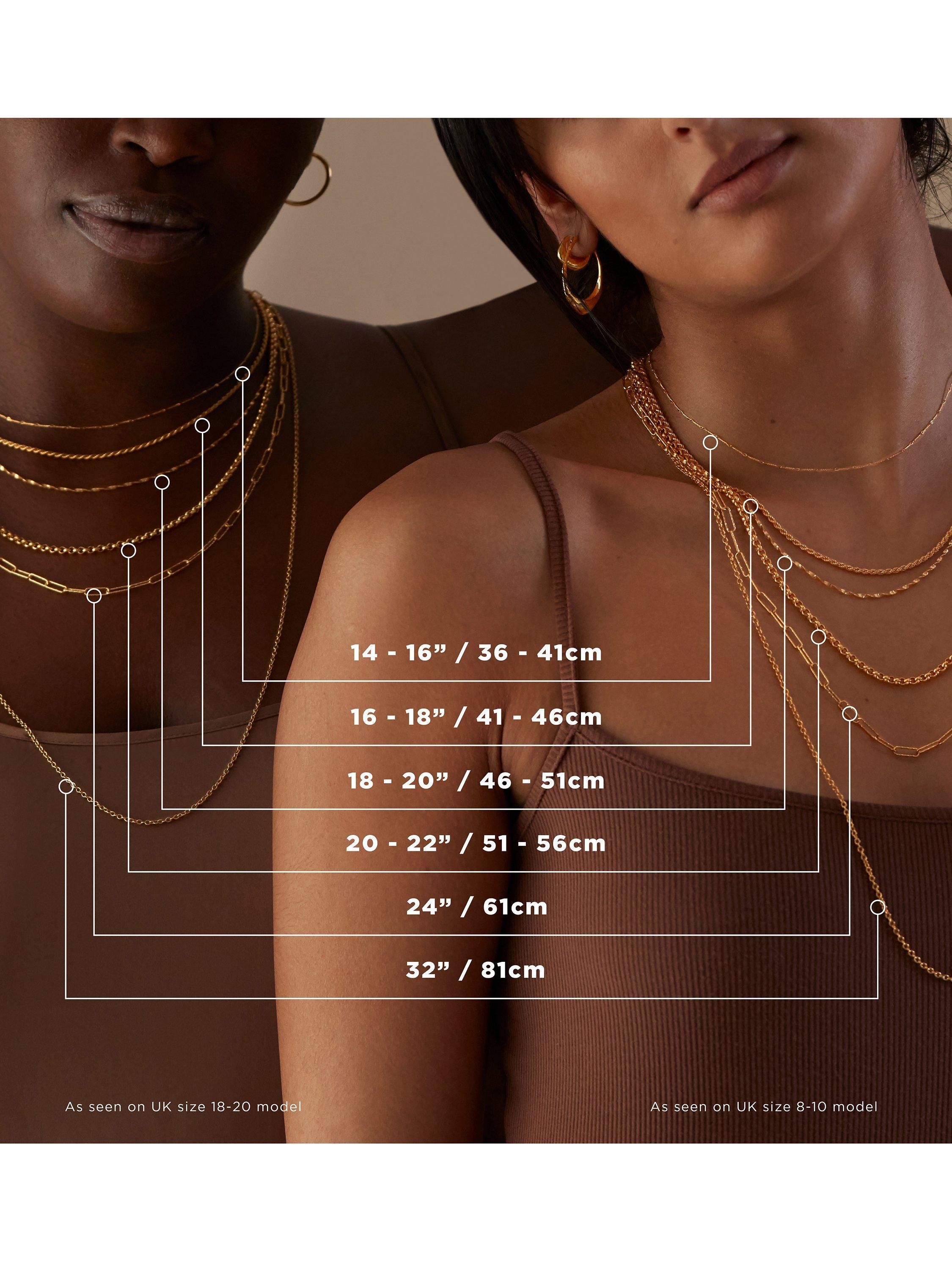 Monica Vinader Rolo Chain Necklace, UK version