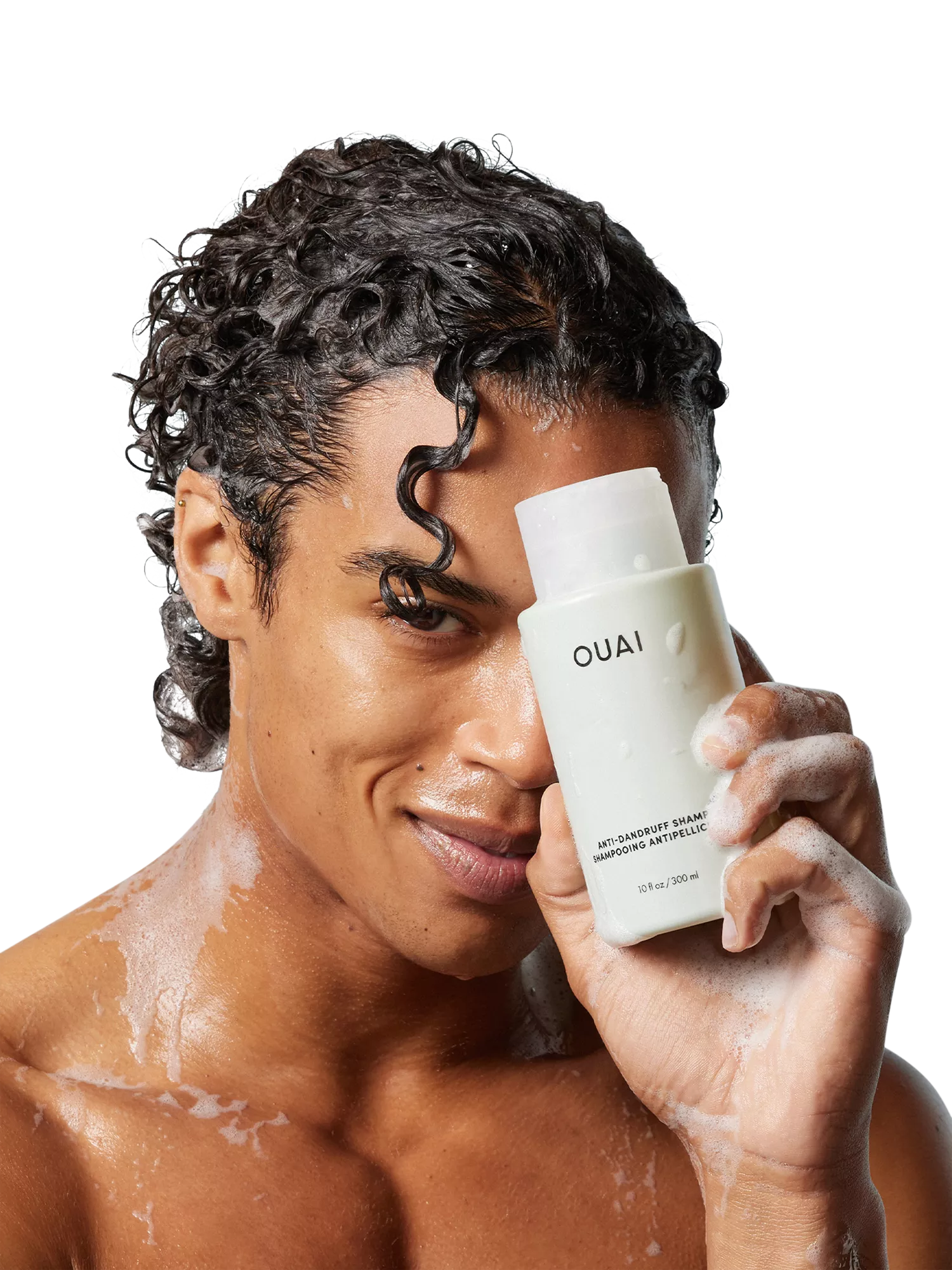 OUAI anti-dandruff shampoo with salicylic acid 300ml, imported from the UK