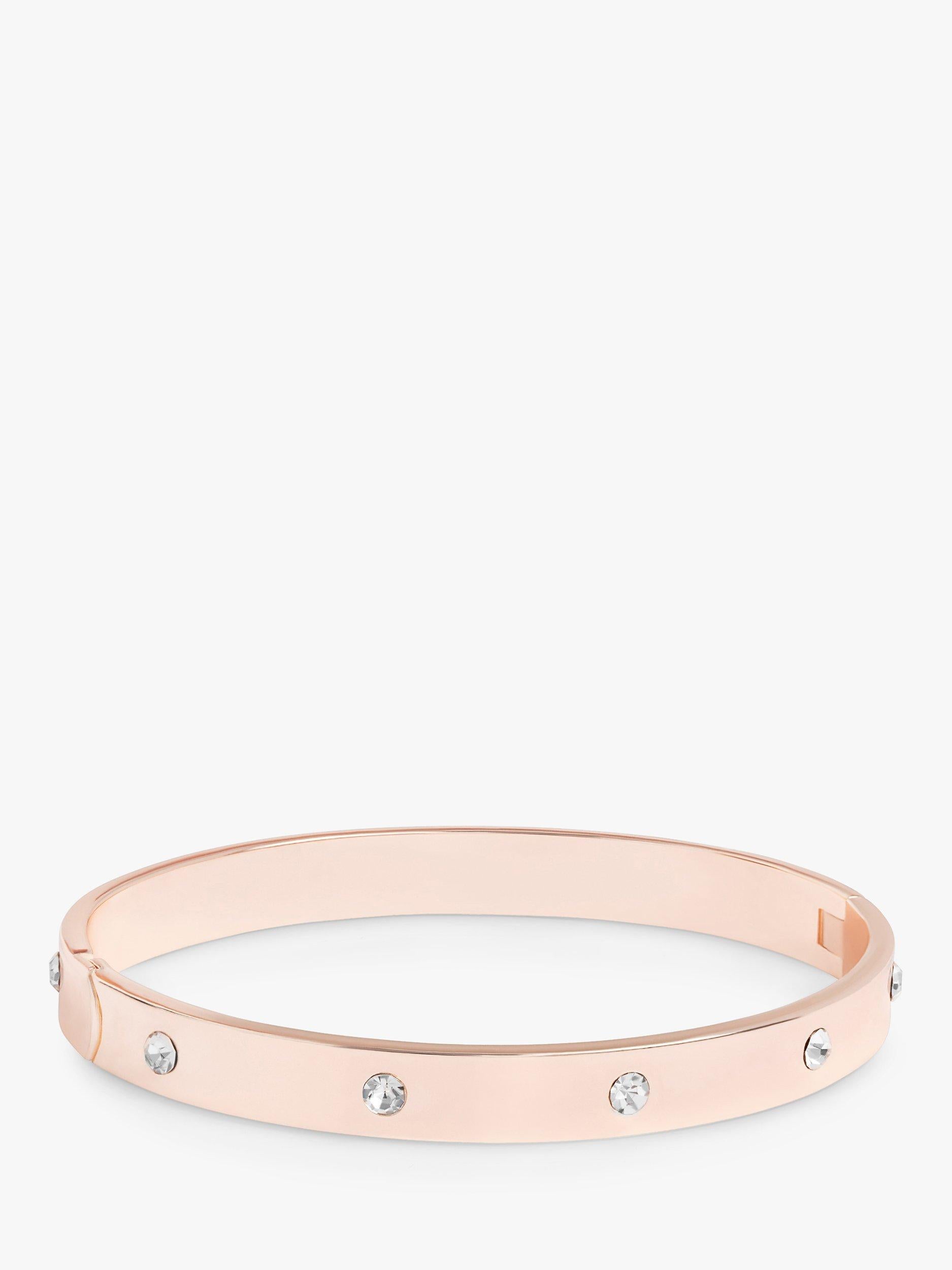 Jon Richard crystal bangle rose gold, UK version