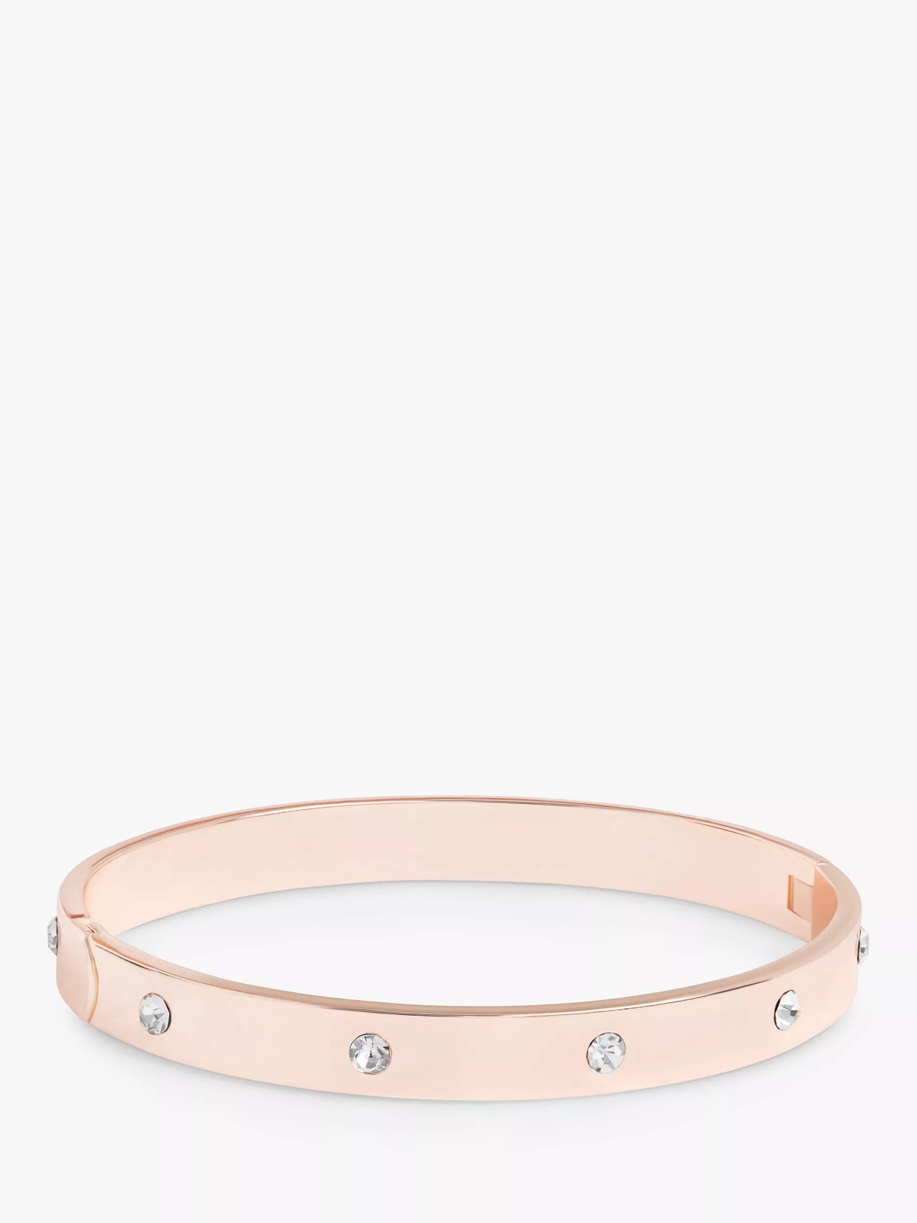 Jon Richard crystal bangle rose gold, UK version