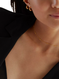 Monica Vinader gold beaded choker necklace - British product