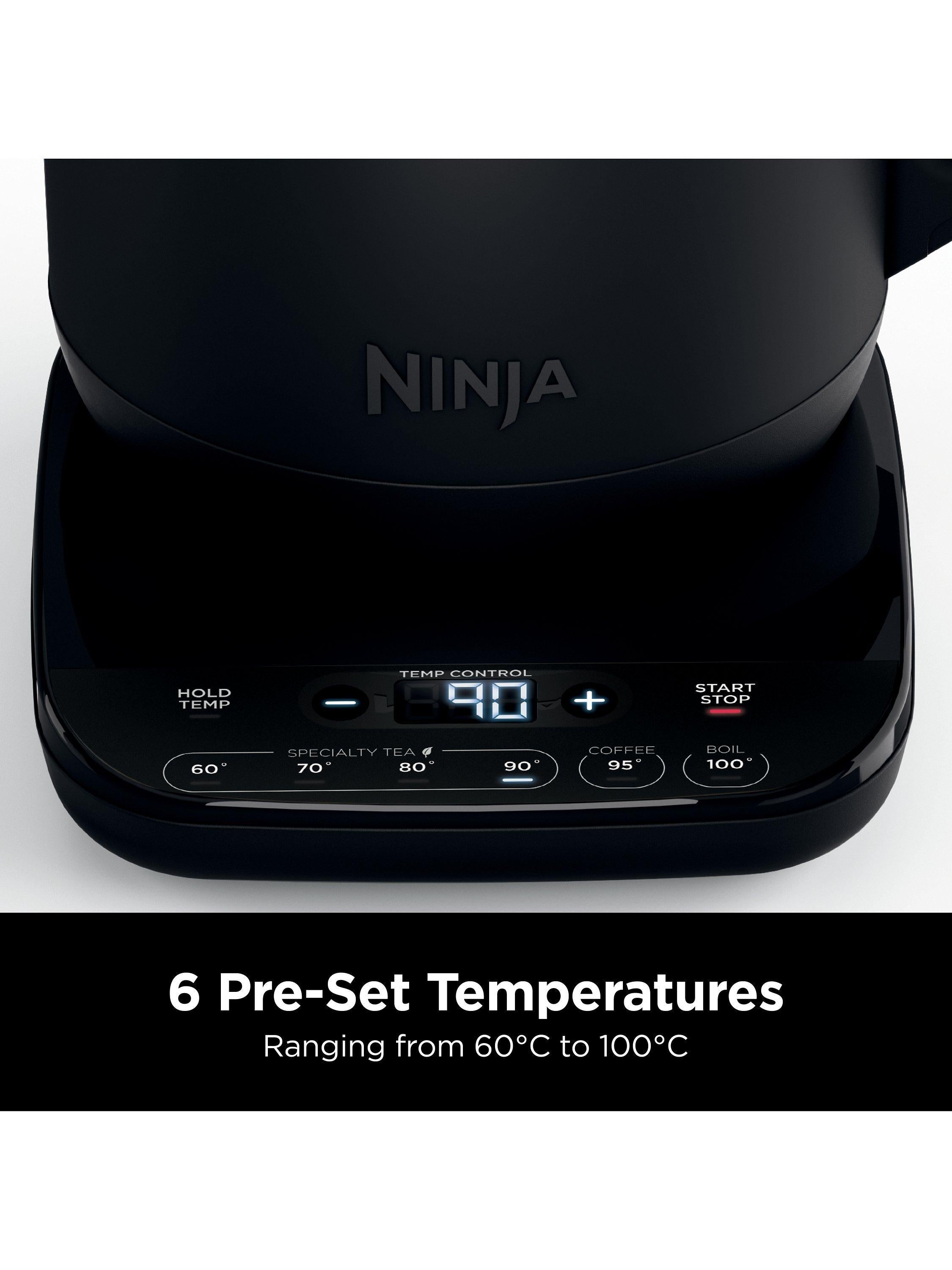 Ninja Perfect Temperature Kettle 1.7L black, UK version