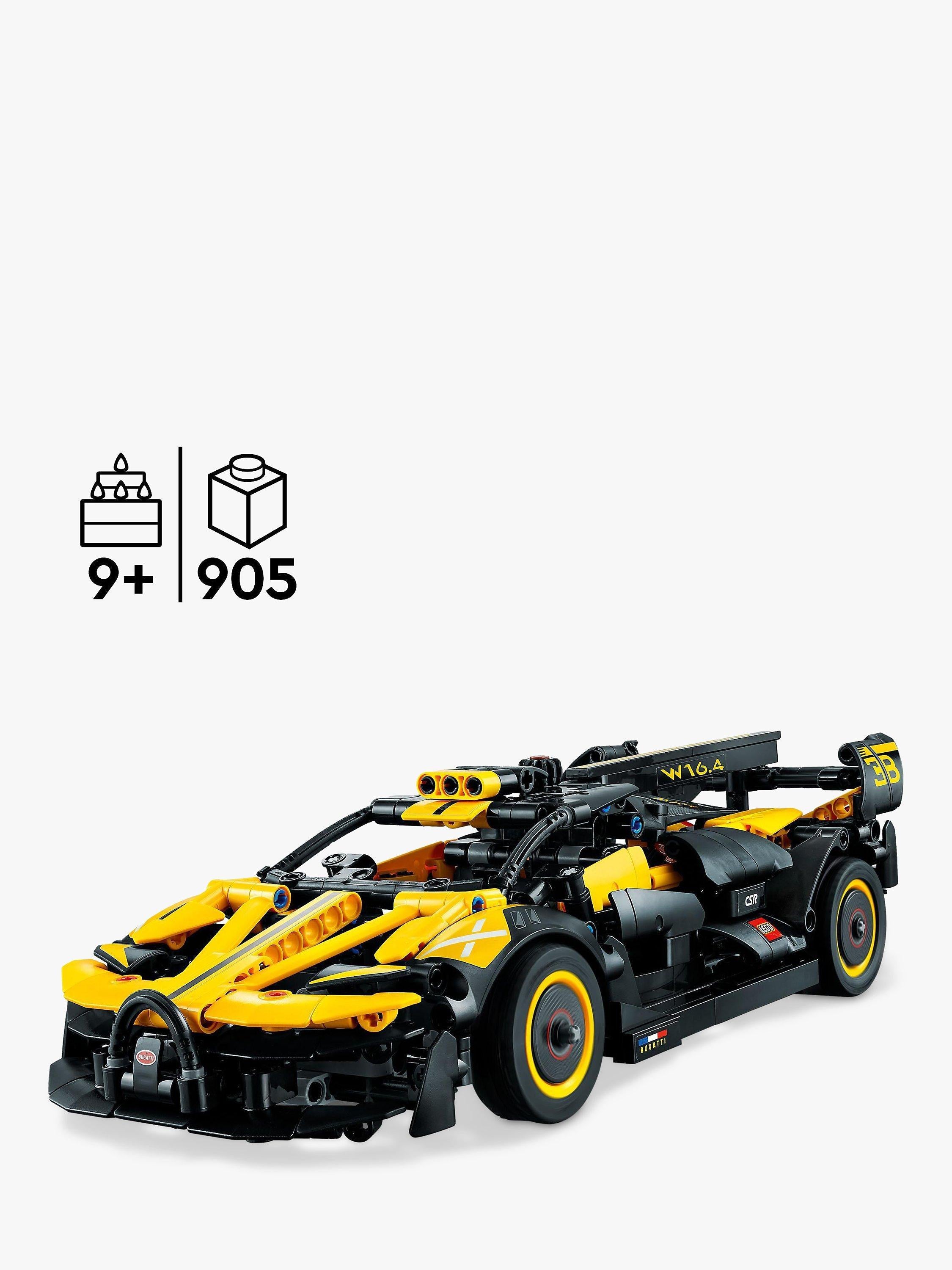 LEGO Bugatti Bolide model car building set 905 pieces, UK version