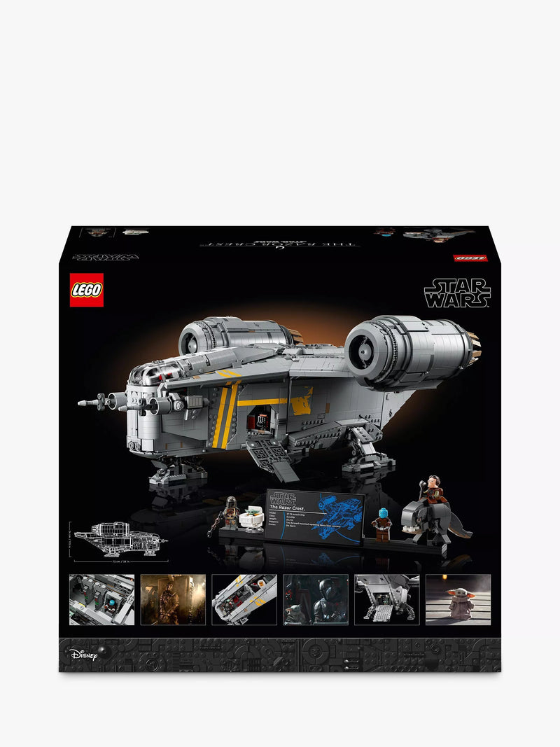 LEGO Star Wars Razor Crest Ultimate Collector Series building set with minifigures, UK version