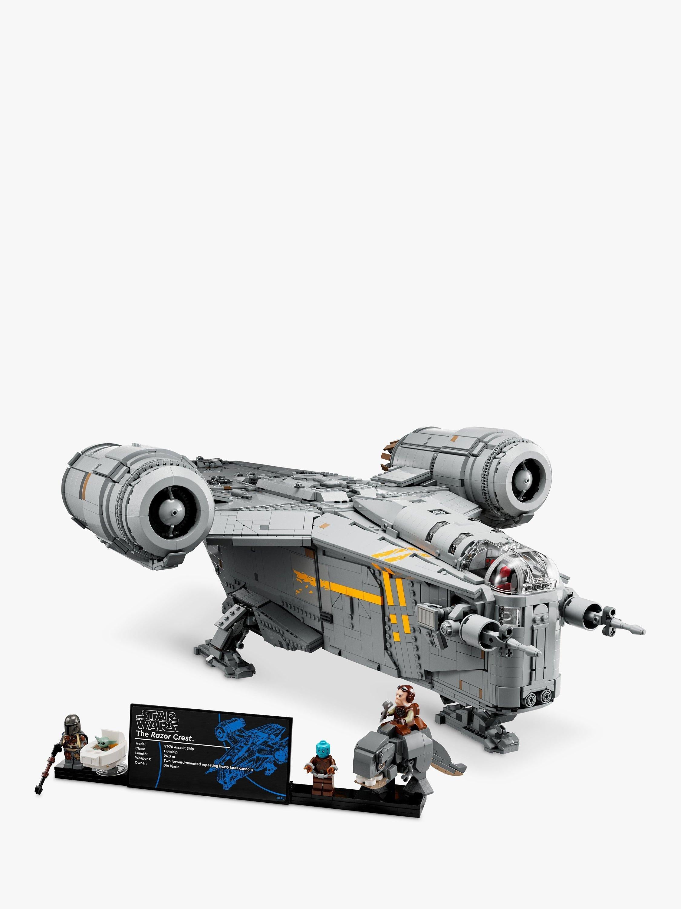 LEGO Star Wars Razor Crest Ultimate Collector Series building set with minifigures, UK version
