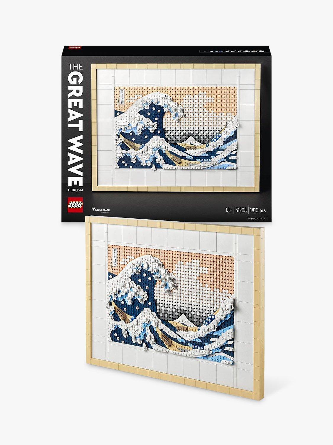Great Wave Dimensional Wall Art Building Set 1810 Pieces