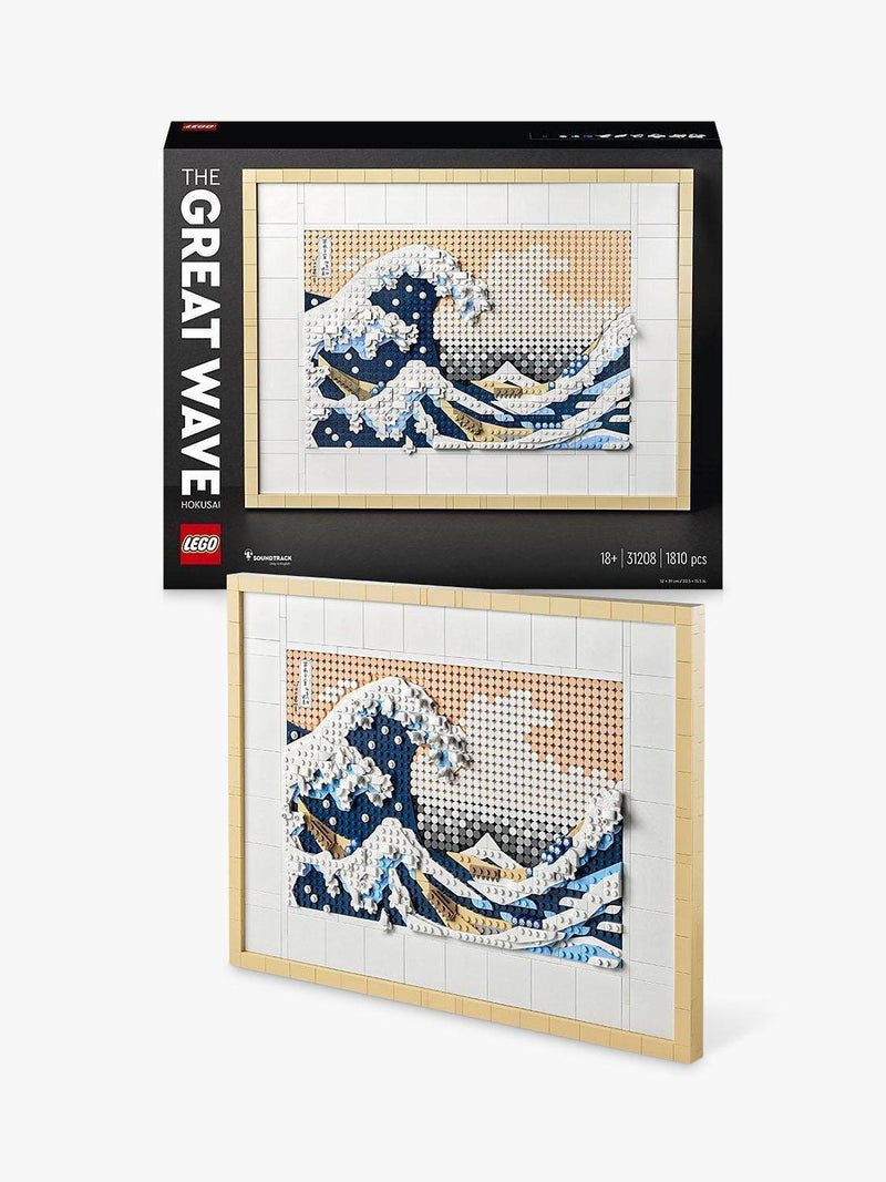 Great Wave Dimensional Wall Art Building Set 1810 Pieces