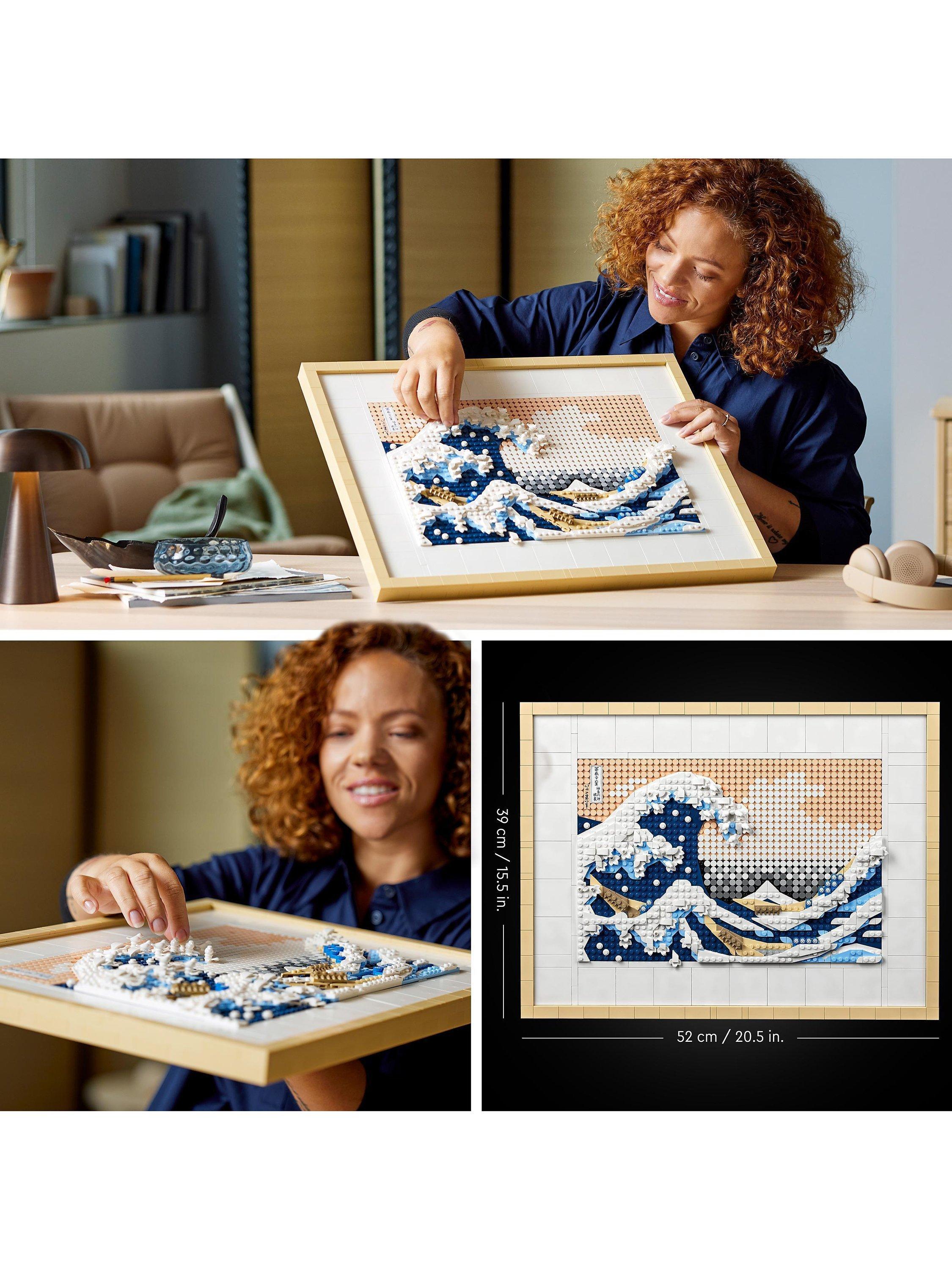 Great Wave Dimensional Wall Art Building Set 1810 Pieces