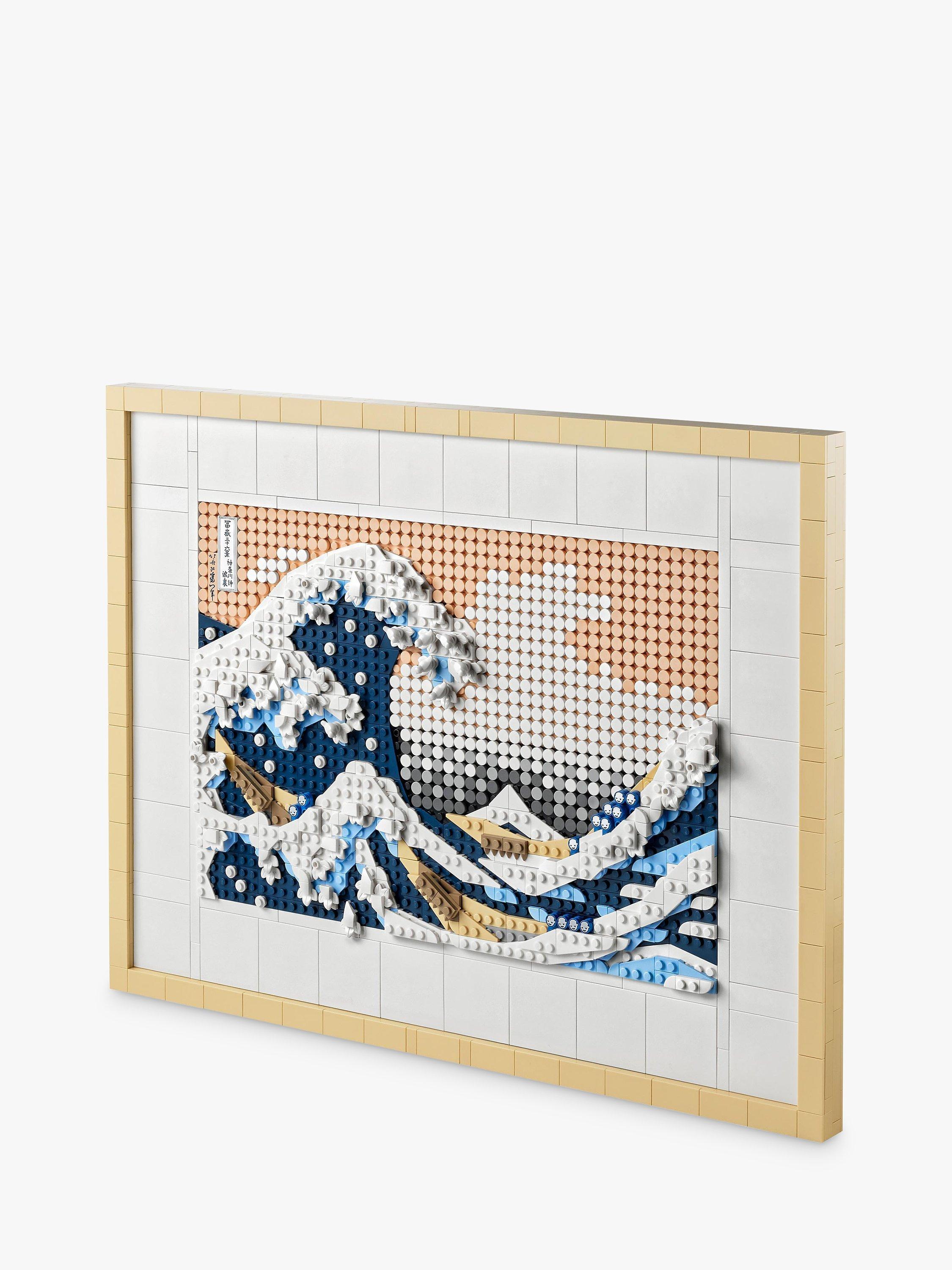 Great Wave Dimensional Wall Art Building Set 1810 Pieces