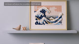 Great Wave Dimensional Wall Art Building Set 1810 Pieces