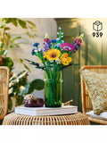 LEGO Wildflower Bouquet building set 939 pieces, imported from the UK