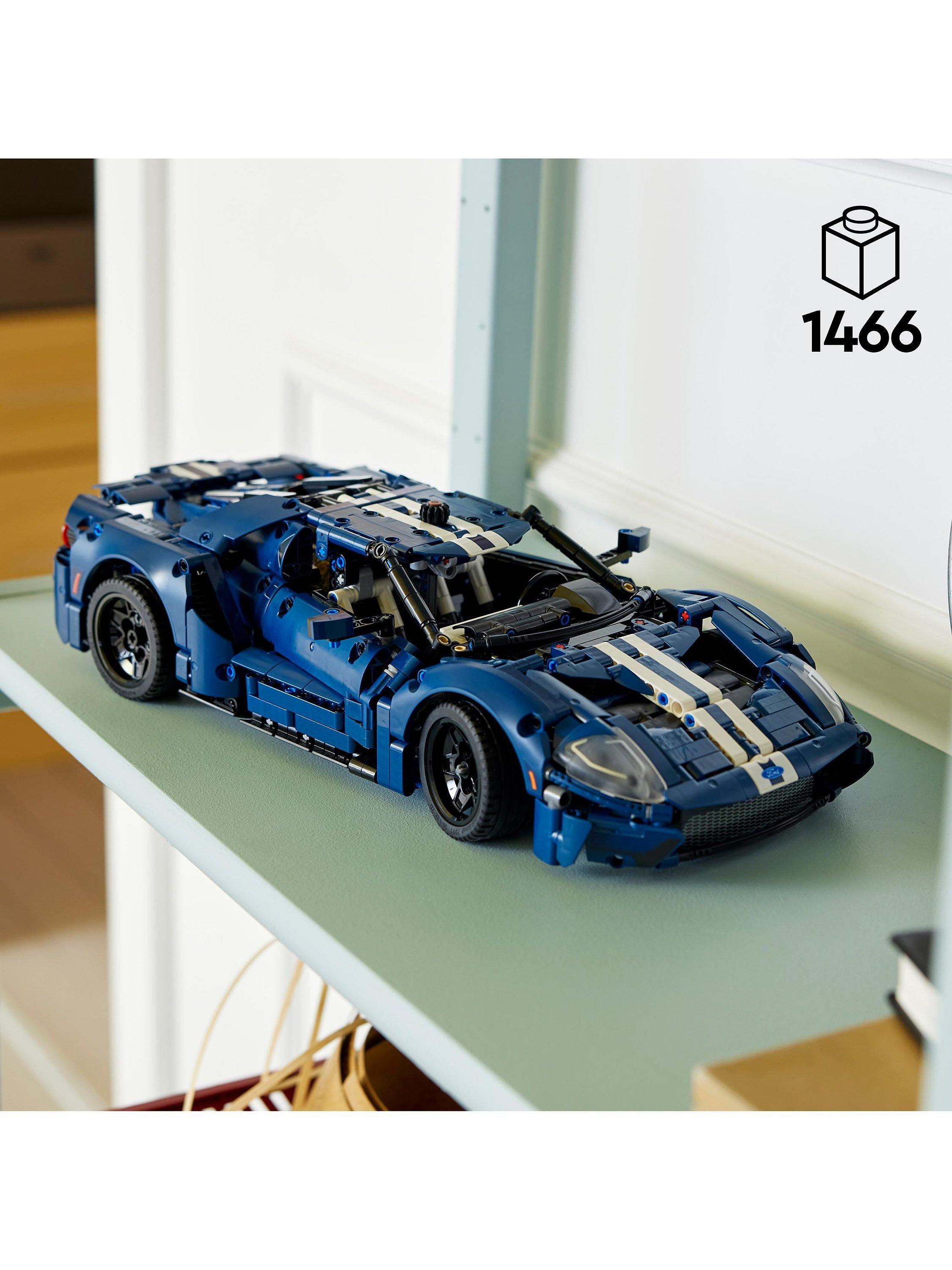 LEGO Technic 2022 Ford GT car model building set 1466-piece, UK version