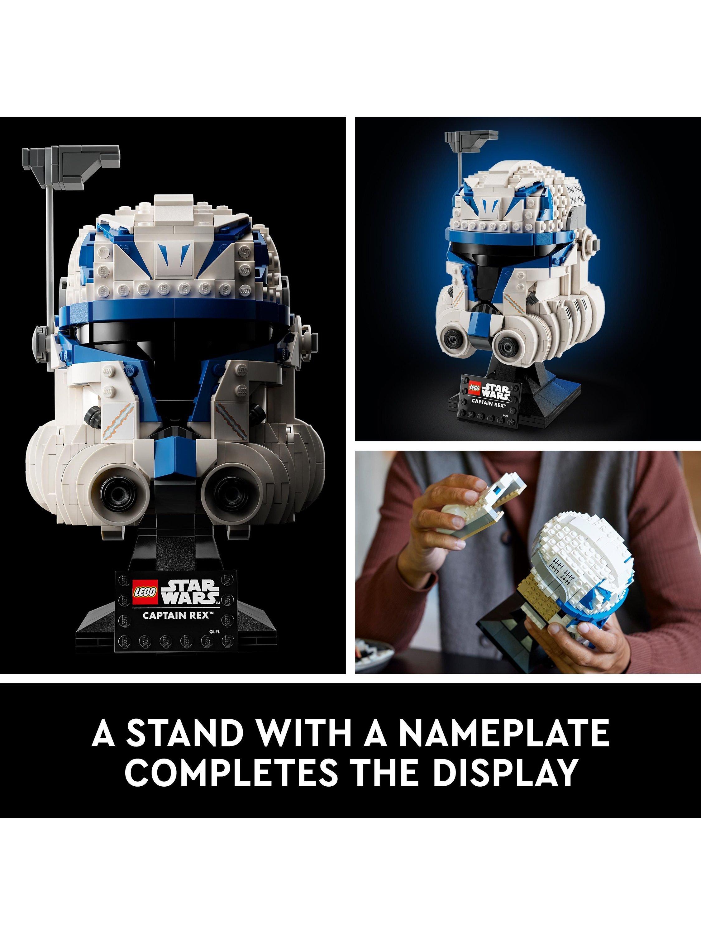 LEGO Star Wars Captain Rex Helmet building set, imported from the UK