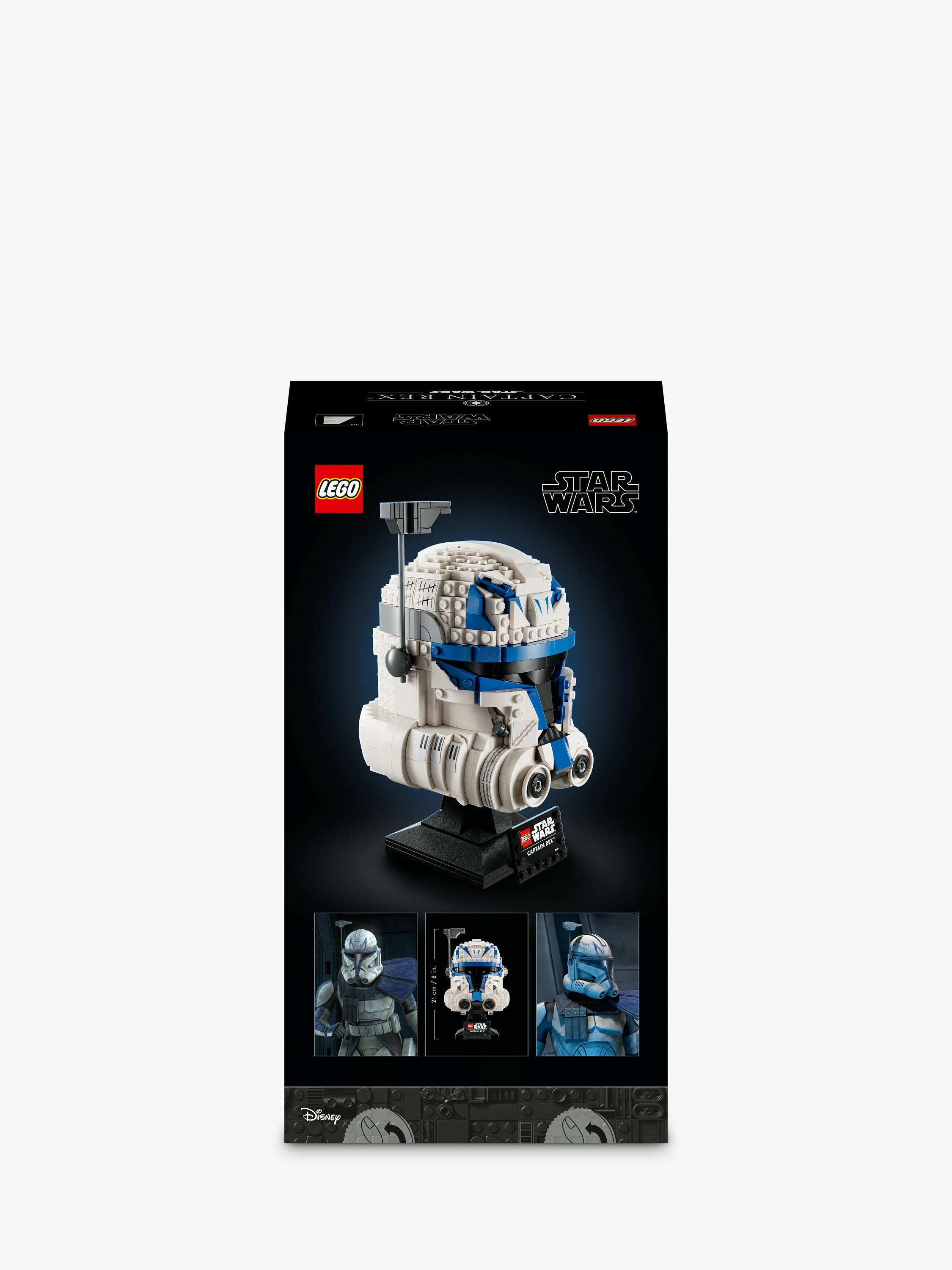 LEGO Star Wars Captain Rex Helmet building set, imported from the UK