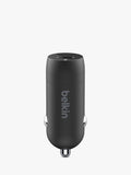 Belkin 20W USB-C PD car charger 54x20mm, imported from the UK