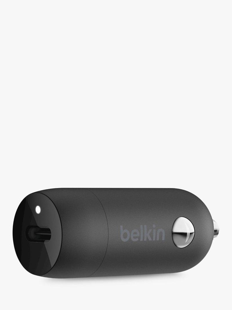 Belkin 20W USB-C PD car charger 54x20mm, imported from the UK