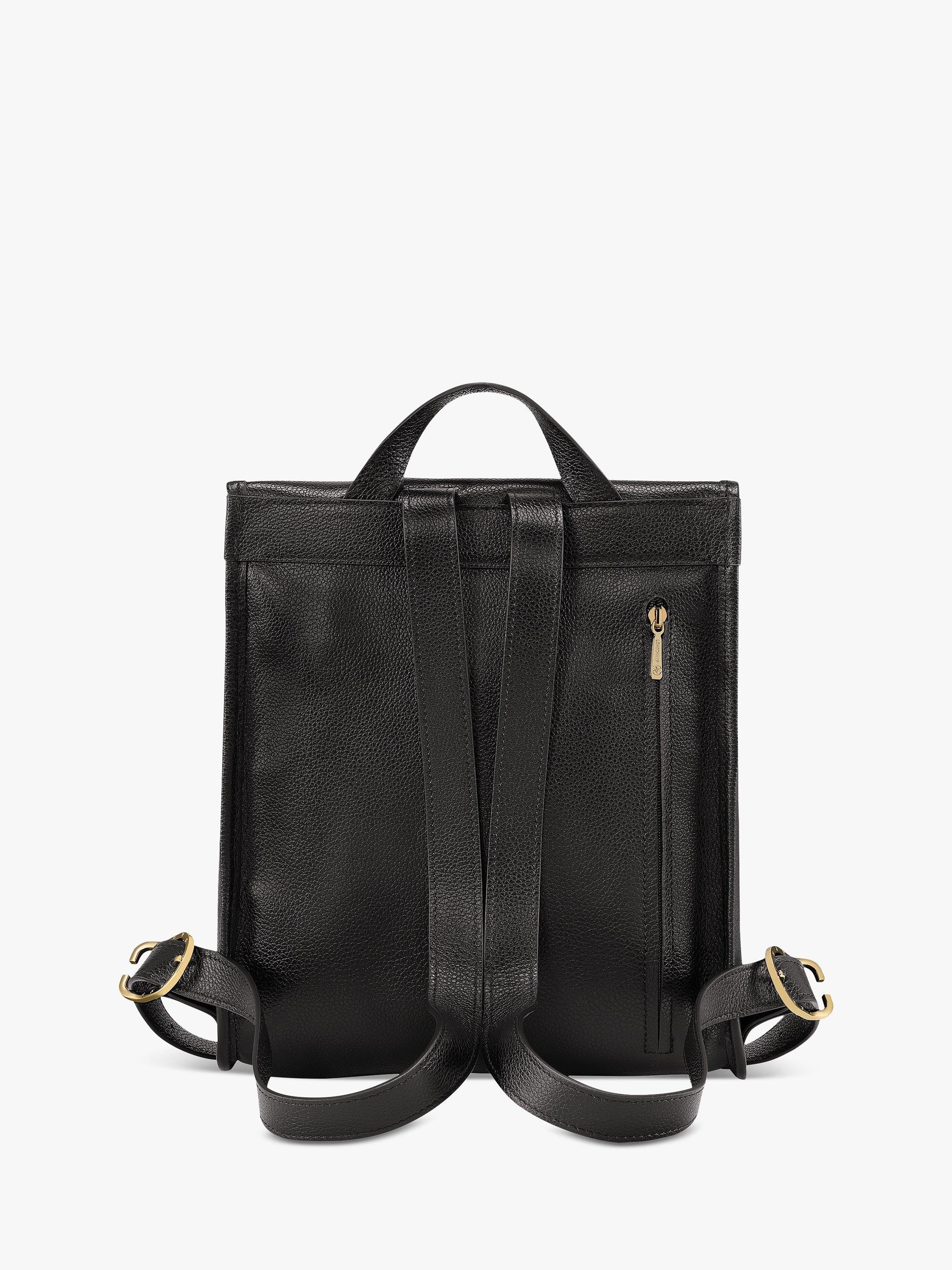 Longchamp Le Foulonné leather backpack, imported from the UK
