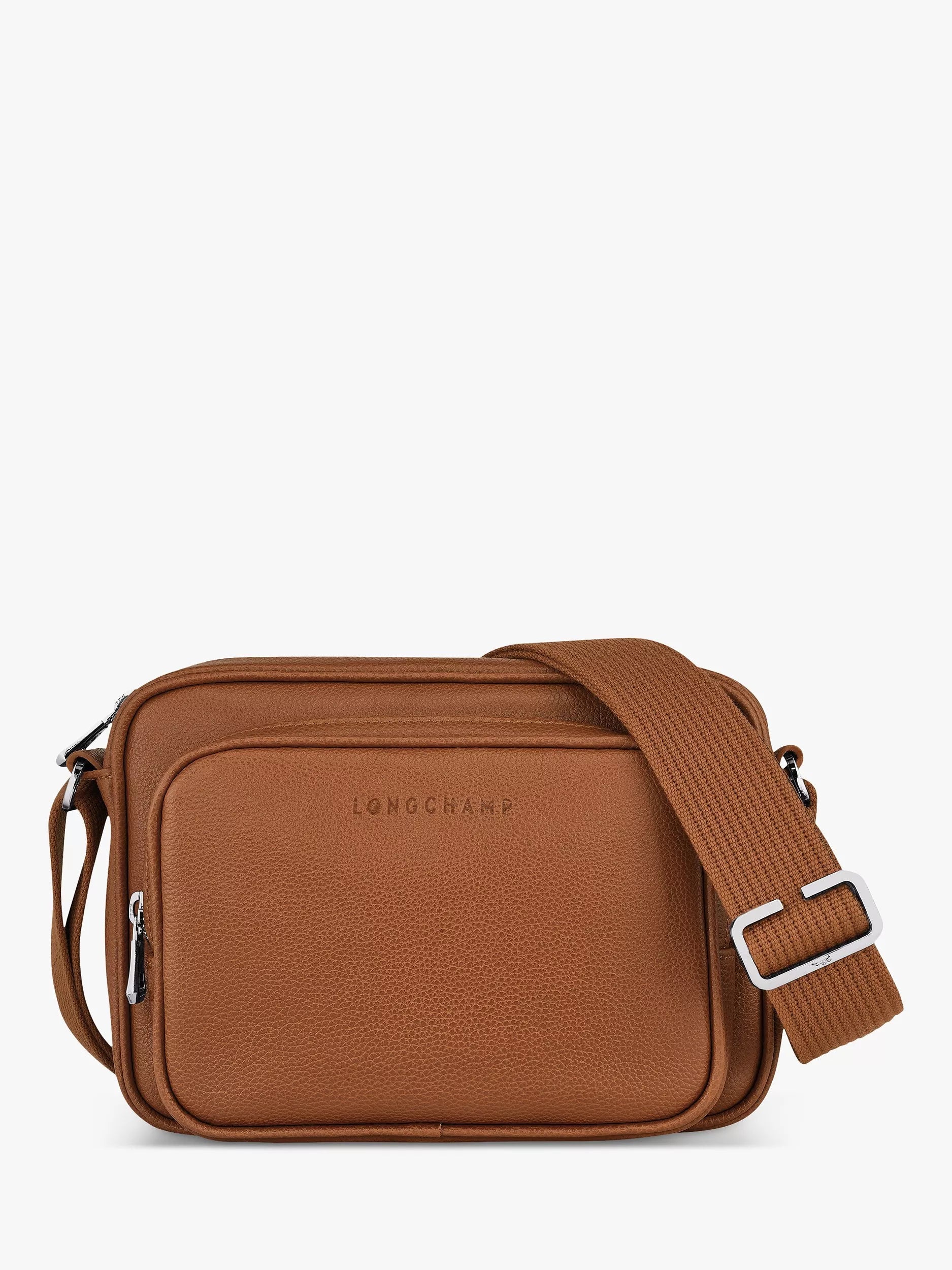 Longchamp Le Foulonné leather camera bag - British product
