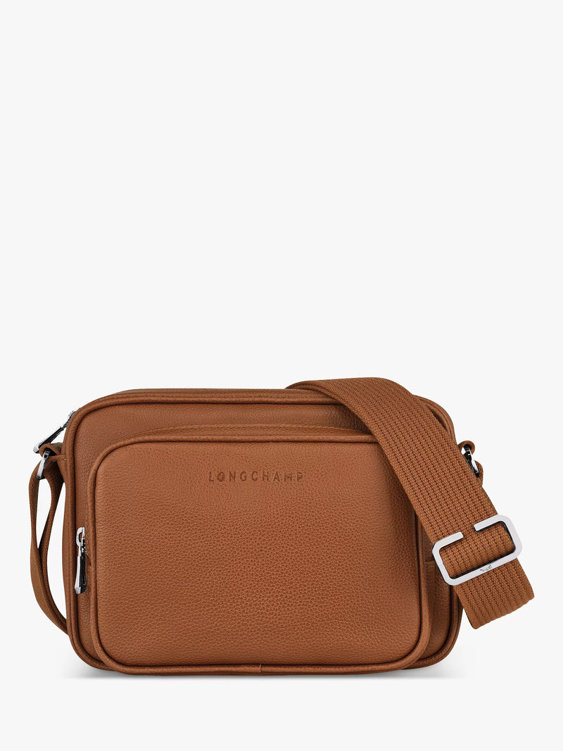 Longchamp Le Foulonné leather camera bag - British product