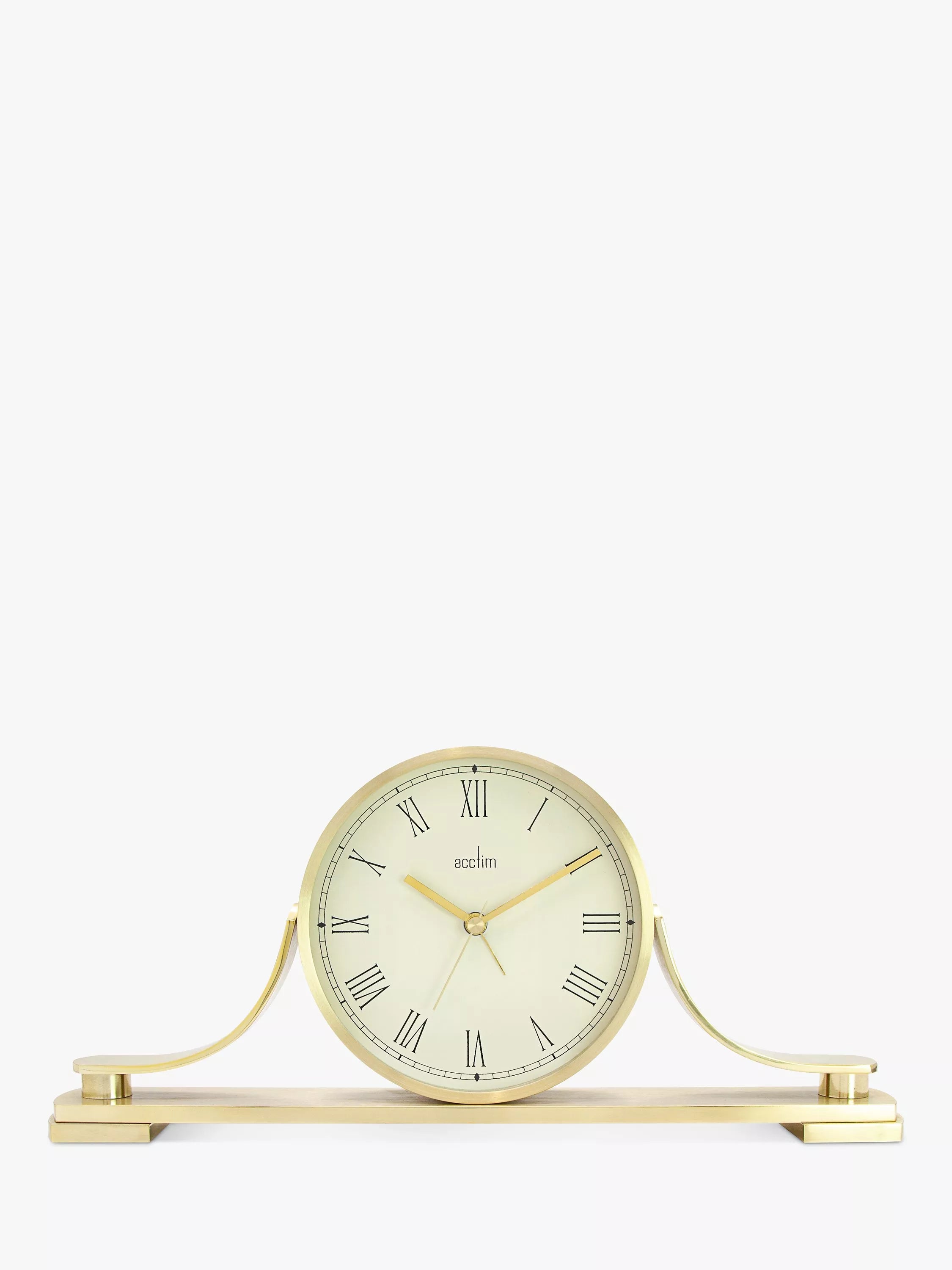 Acctim Wardley mantel clock gold, imported from the UK