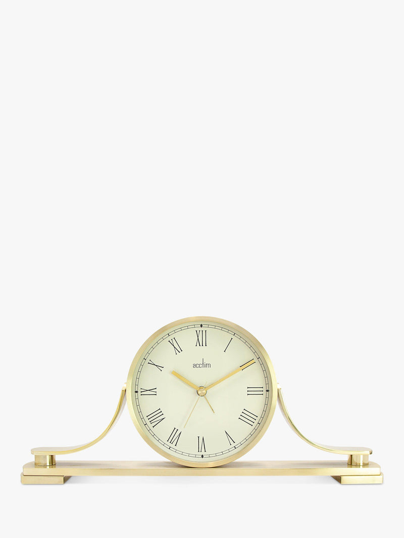 Acctim Wardley mantel clock gold, imported from the UK