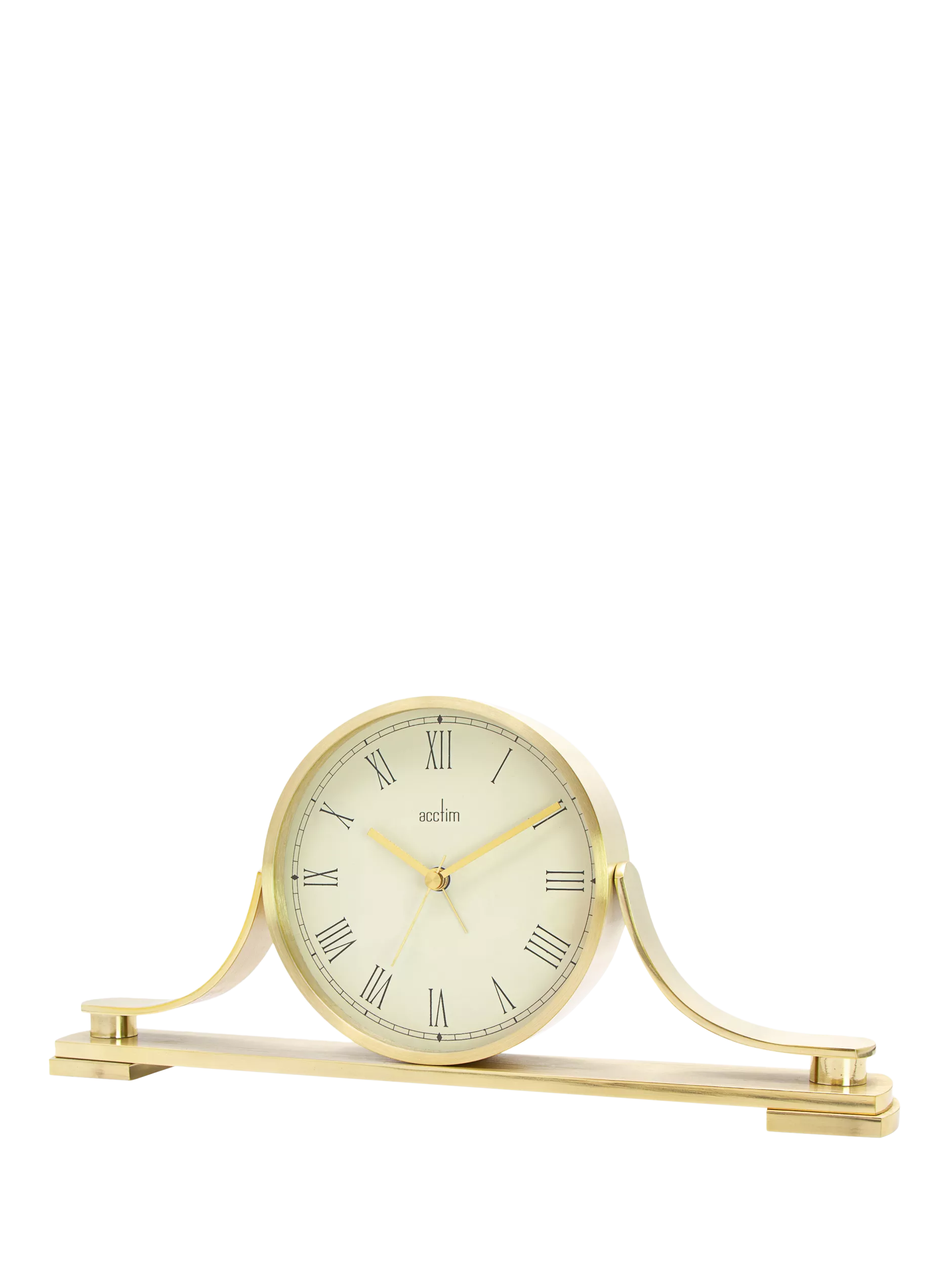 Acctim Wardley mantel clock gold, imported from the UK