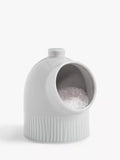 John Lewis fine china salt pig grey, imported from the UK