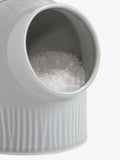 John Lewis fine china salt pig grey, imported from the UK