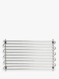 John Lewis chrome metal trivet for hot pots, UK version
