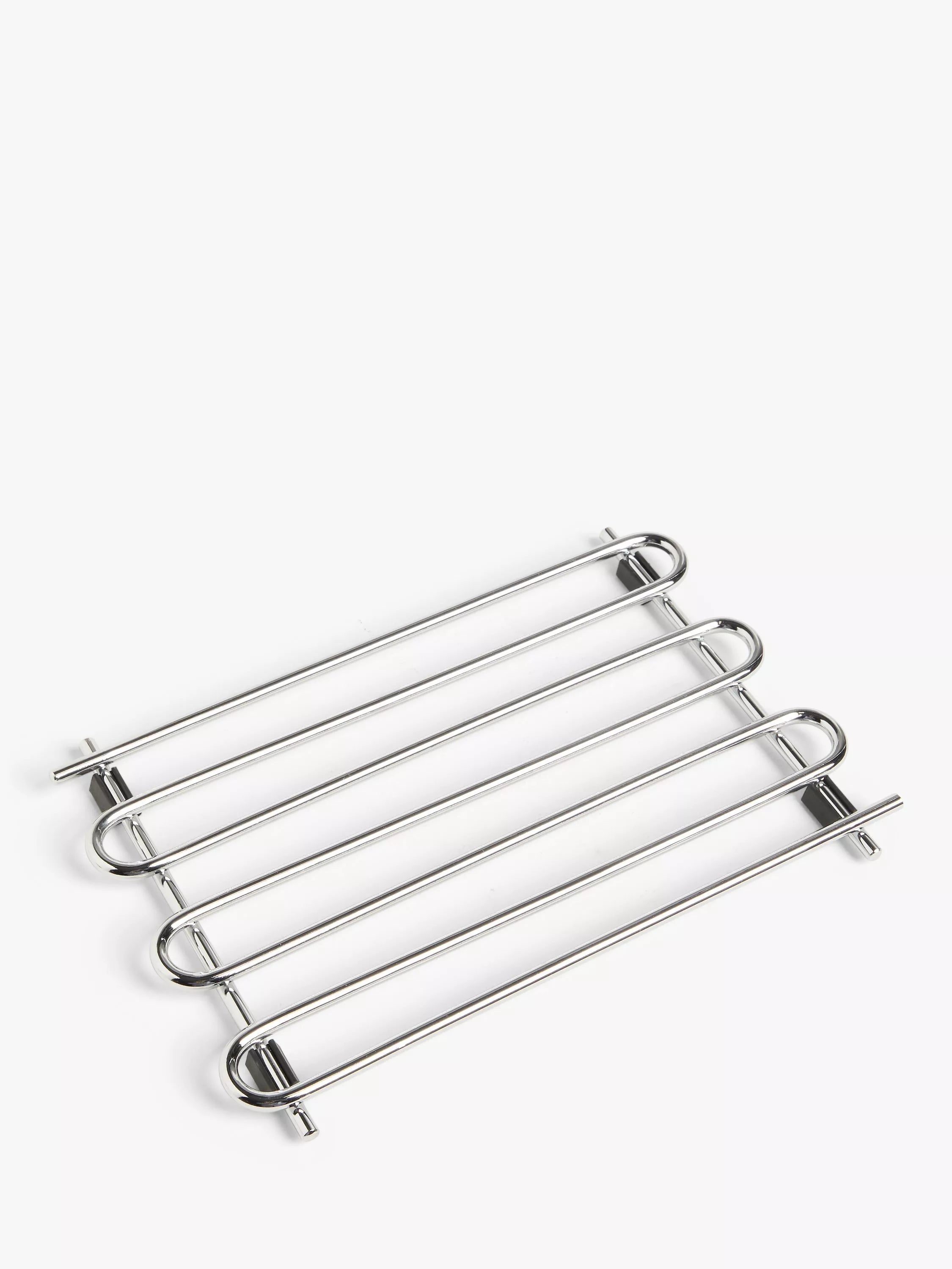 John Lewis Metal Trivet Chrome